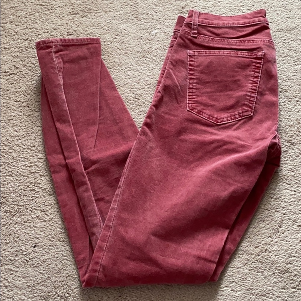 Corduroy skinny jeans